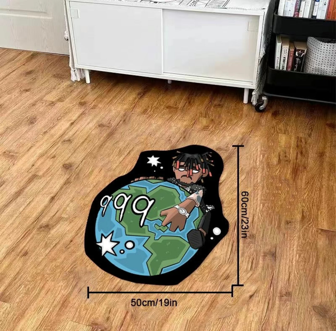 Creative Cartoon Pattern Floor Mat, 1 Count Home & Decorative Carpet, Decorative Area Rug for Home